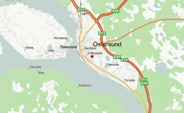 ostersund sweden map 2 Ostersund Sweden Map