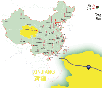 qinghai map 4 Qinghai Map