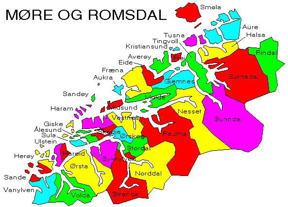 romsdal norway map 0 Romsdal Norway Map