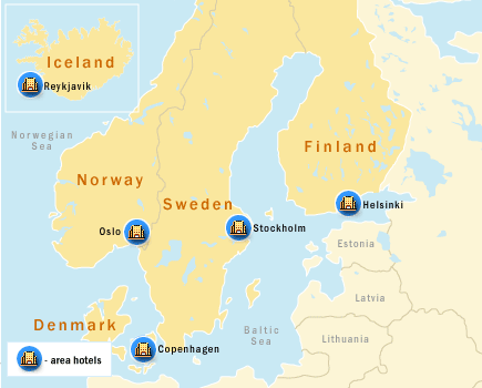 scandinavia Scandinavia Map