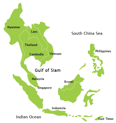 south asia travel map 6 South asia travel map