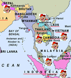 southeast asia travel route map 2 Southeast asia travel route map
