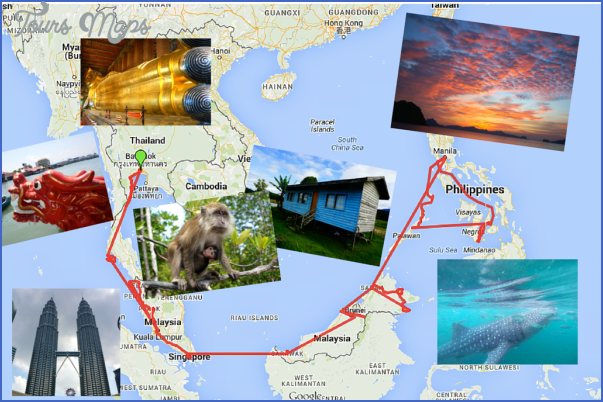 southeast asia travel route map 9 Southeast asia travel route map