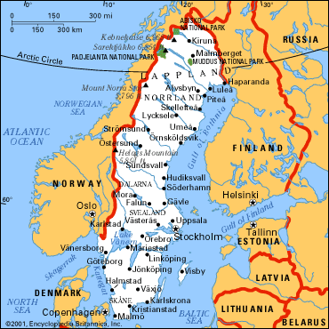 sweden map Umea Sweden Map