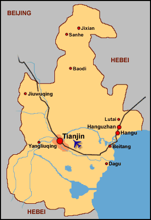 tianjin map 4 Tianjin Map