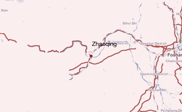 zhaoqing map 4 Zhaoqing  Map