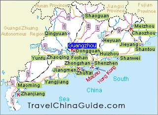 zhaoqing map 9 Zhaoqing  Map