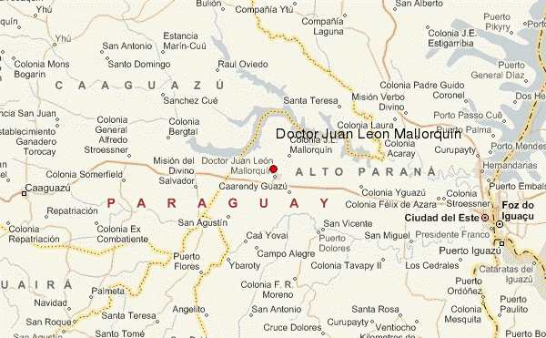 altos map paraguay 4 Altos Map Paraguay