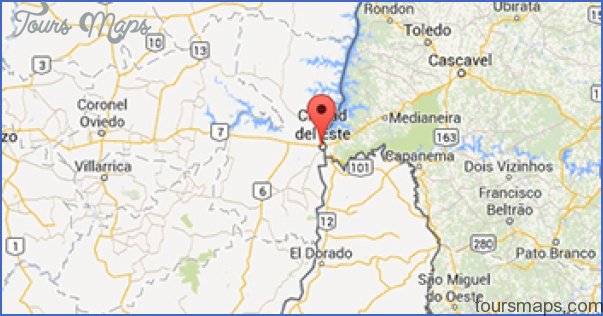 ciudad del este map paraguay 30 Ciudad del Este Map Paraguay