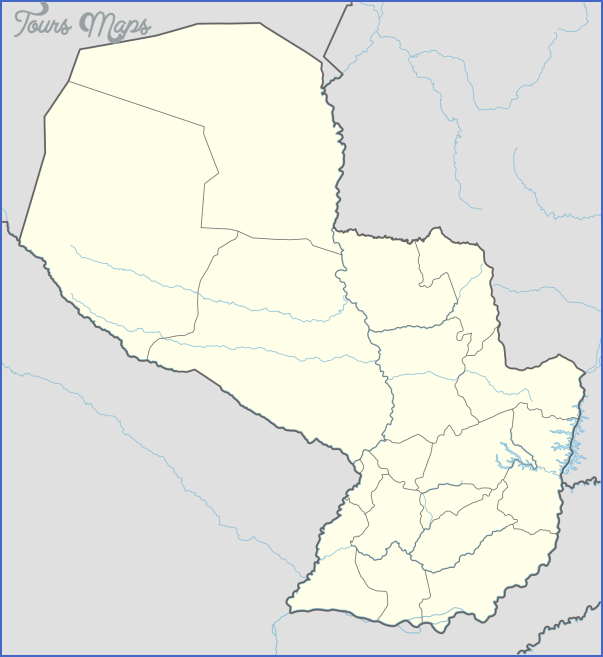 coronel oviedo map paraguay  1 Coronel Oviedo Map Paraguay