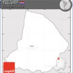 free fancy silver style simple map of yaguaron cropped outside 150x150 Yaguarón Map