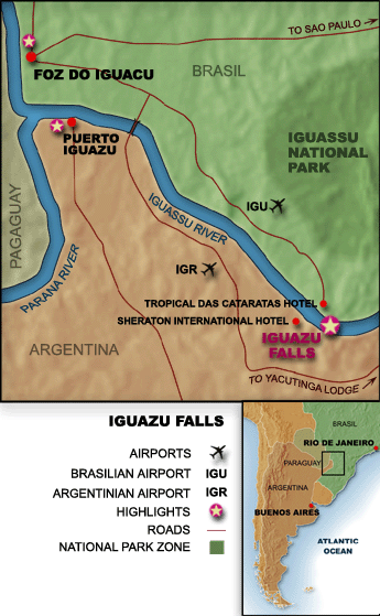 iguacu falls map tourist attractions 23 Iguaçu Falls Map Tourist Attractions
