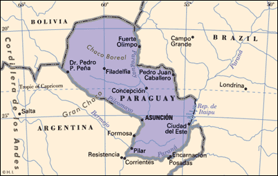 paraguay war map 11 PARAGUAY WAR MAP