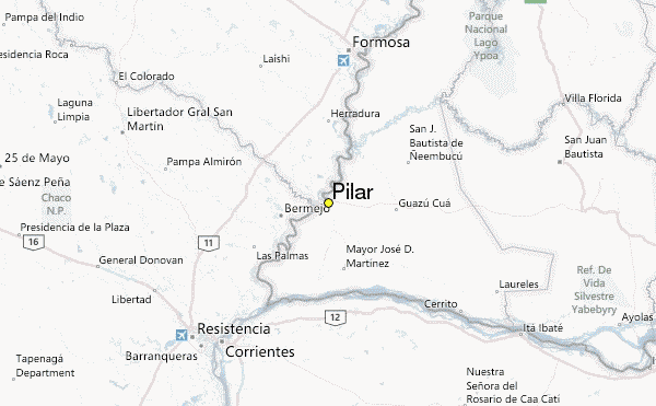 pilar map paraguay 9 Pilar Map Paraguay