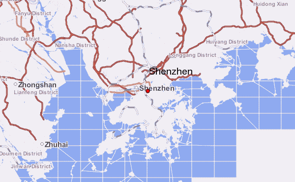 shenzhen location map 3 SHENZHEN LOCATION MAP
