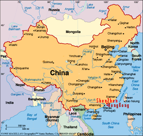 shenzhen map in china 0 SHENZHEN MAP IN CHINA