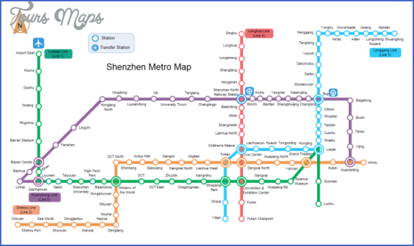 shenzhen map subway 7 SHENZHEN MAP SUBWAY