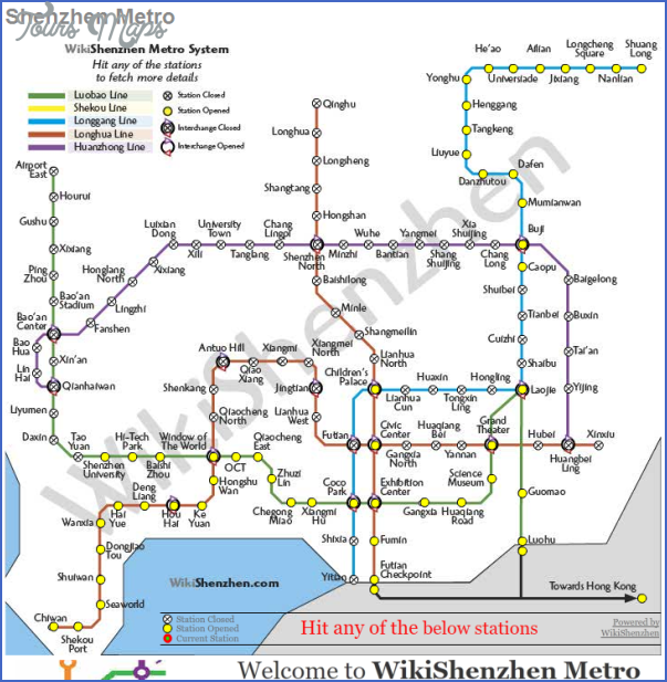 shenzhen metro rail map 8 SHENZHEN METRO RAIL MAP