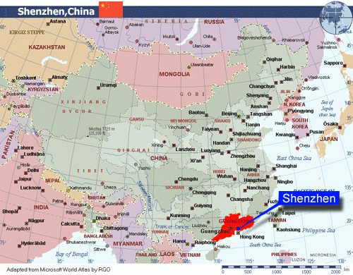 shenzhen port map 0 SHENZHEN PORT MAP