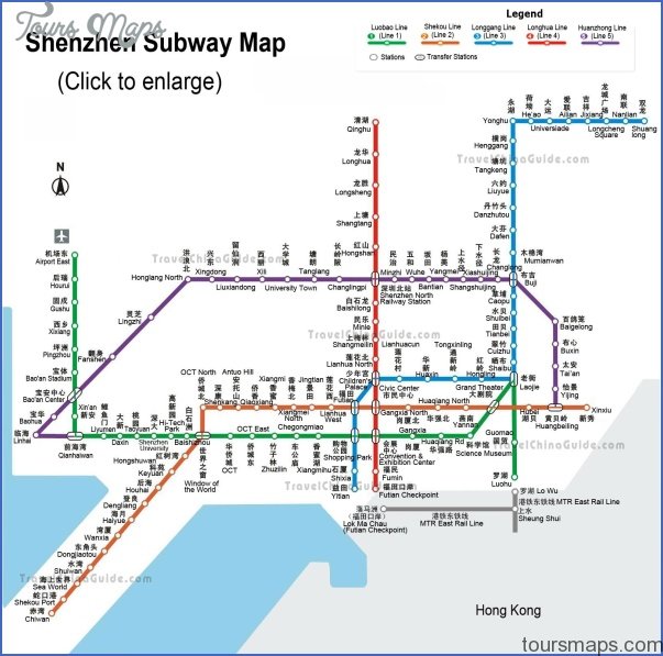 shenzhen route map 11 SHENZHEN ROUTE MAP