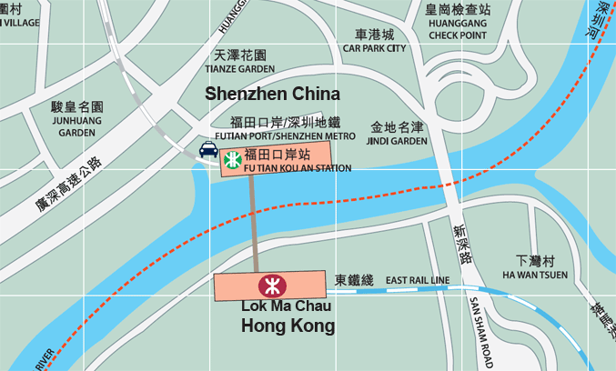 shenzhen station map 15 SHENZHEN STATION MAP