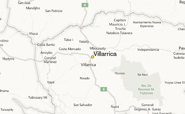 villarrica map paraguay 16 Villarrica Map Paraguay