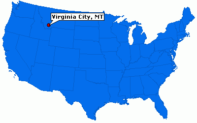 map of montana virginia city 15 MAP OF MONTANA VIRGINIA CITY