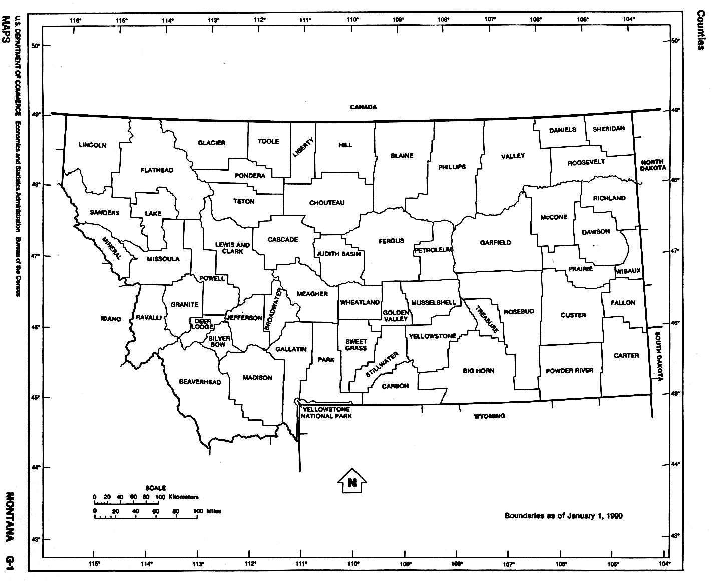 map of montana with towns 6 MAP OF MONTANA WITH TOWNS