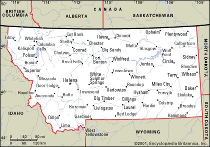 map of montana with towns 7 MAP OF MONTANA WITH TOWNS