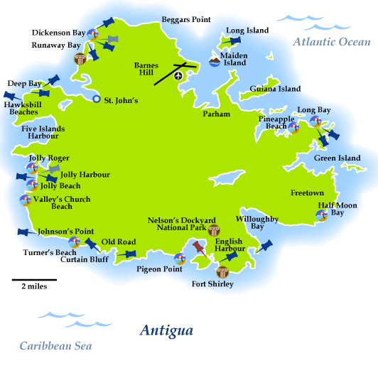 antigua map 5 Antigua Map