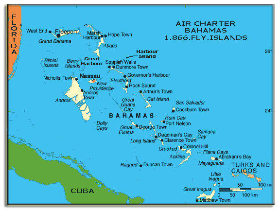 bahamas map Staniel Cay, Bahamas Map