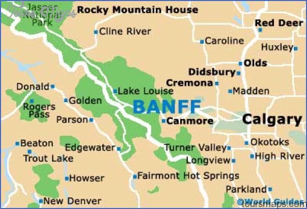 banff map 5 Banff Map