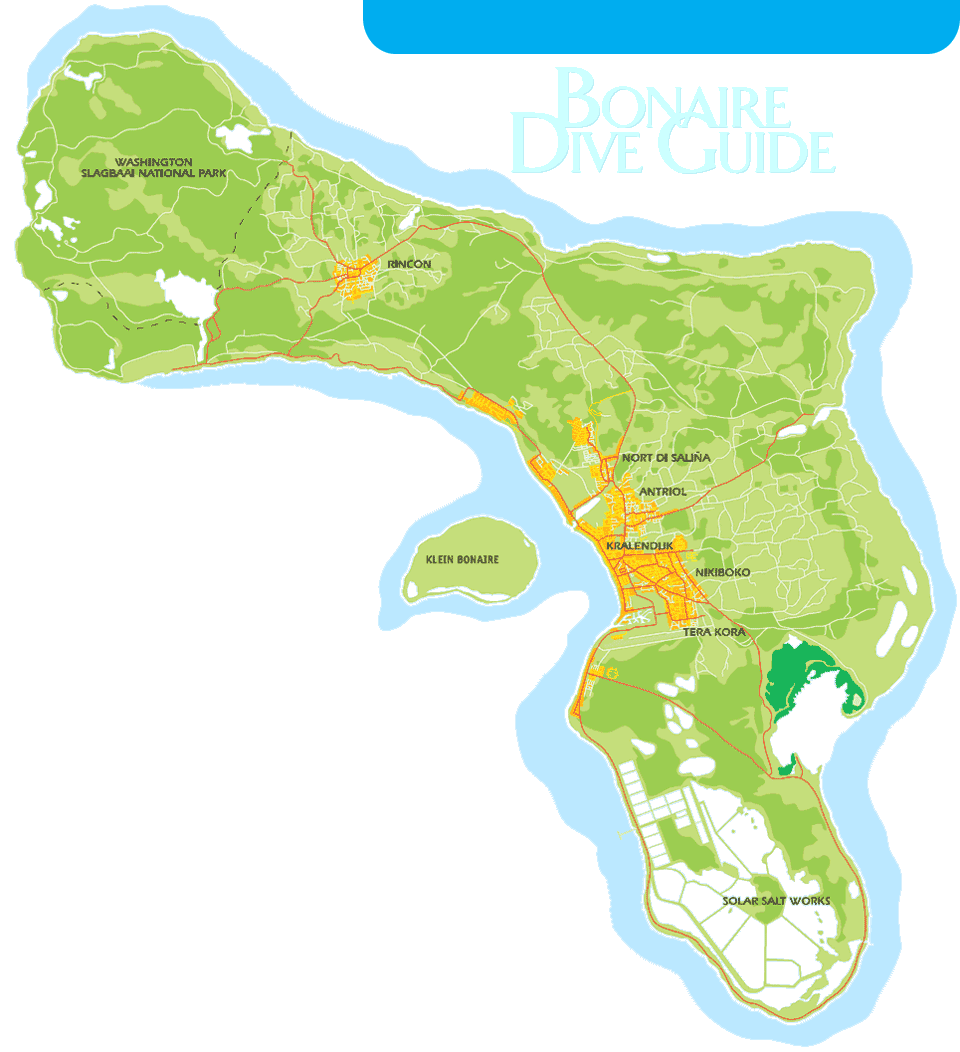 bonaire tourist map Travel to Bonaire