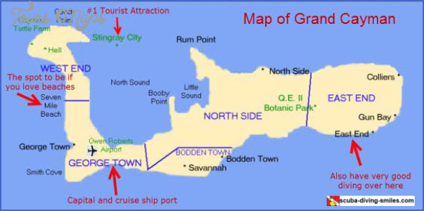 Grand Cayman Map Toursmaps Com