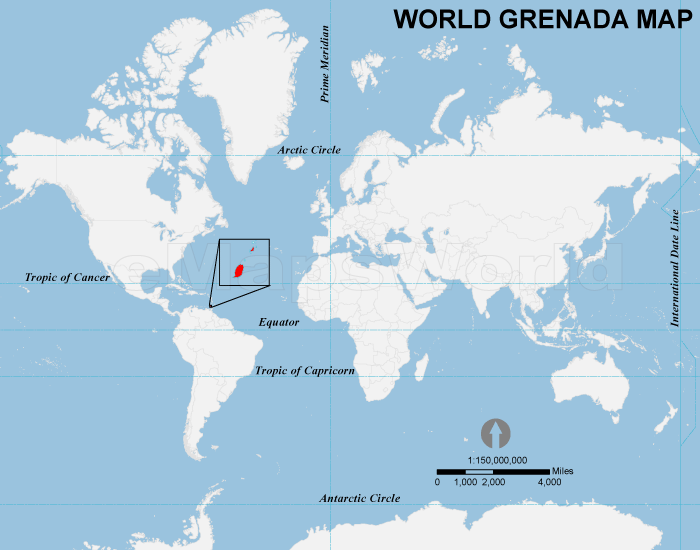 grenada map 7 Grenada Map