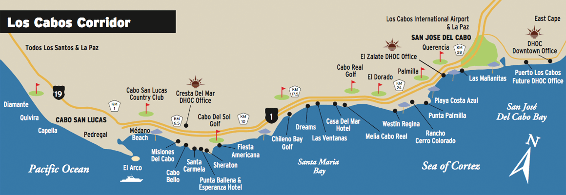 los cabos map 21 Los Cabos Map