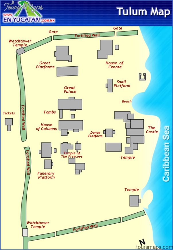 map of tulum and coba 3 Map of Tulum and Coba