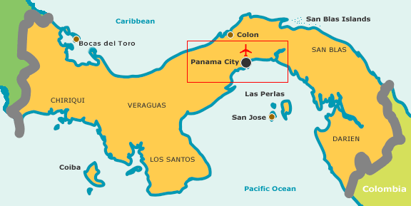 panama city map 14 Panama City Map