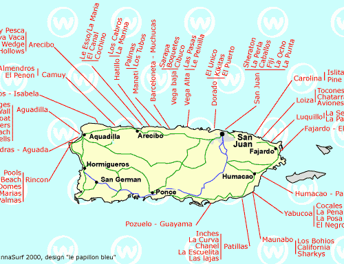 Printable Map Of Puerto Rico Archives - Toursmaps.com