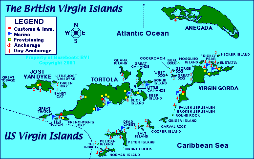u s virgin islands map 18 U.S. VIRGIN ISLANDS MAP