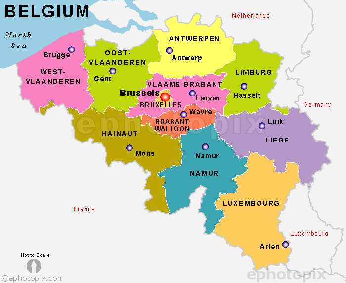 belgium map 2 Belgium Map