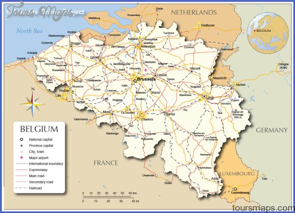 belgium map 4 Belgium Map