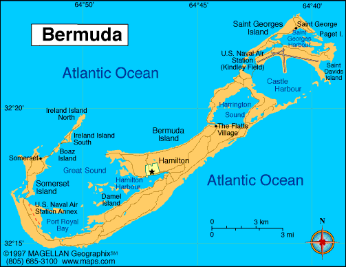 bermuda map 6 Bermuda Map