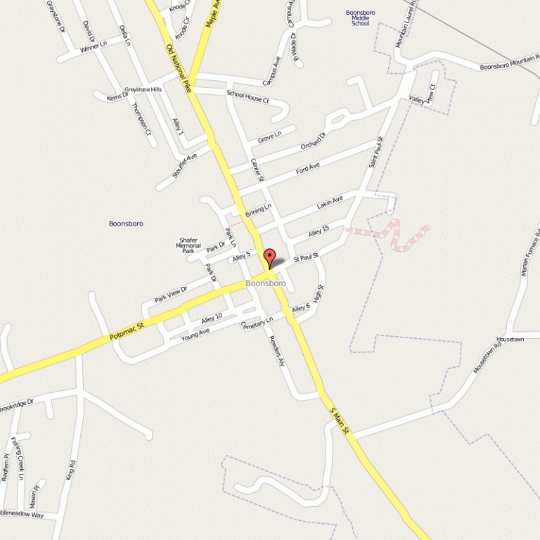 Boonsboro Maryland Map