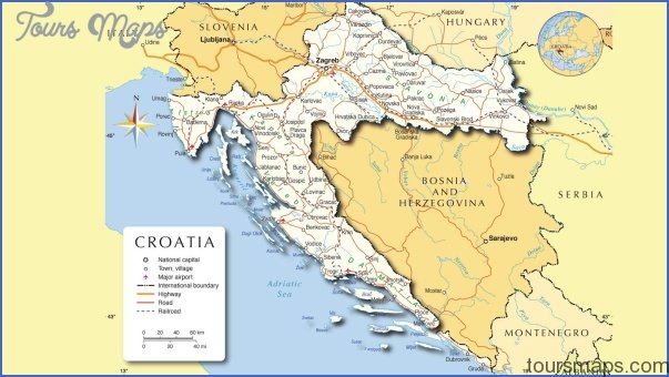 croatia map 0 Croatia Map