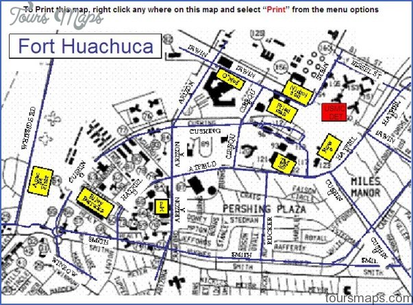 fort huachuca huachuca city map 3 Fort Huachuca, Huachuca City Map