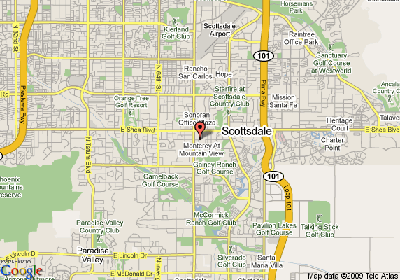 map of scottsdale arizona 8 Map of Scottsdale Arizona