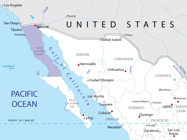 maps of baja california mexico 29 Maps of Baja California Mexico