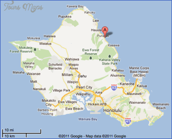 Map Of Oahu Island Hawaii Gis Geography 55 Off 