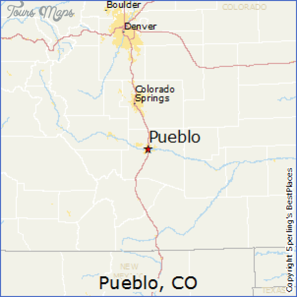 pueblo colorado map 11 Pueblo Colorado Map